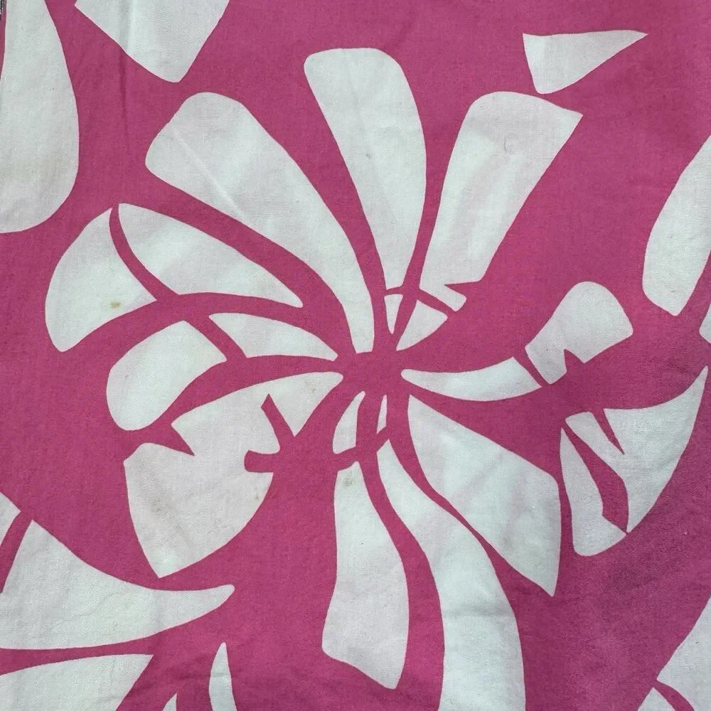 Lilly Pulitzer Adrianna Daquari Pin Sundress Girl 8‎ Pink White Floral Hawaiian